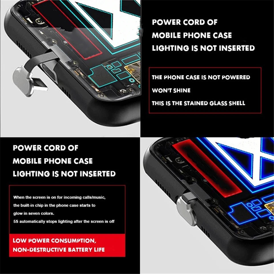 Judy Alvarez Cyberpunk 2077 LED Tattoo iPhone Case