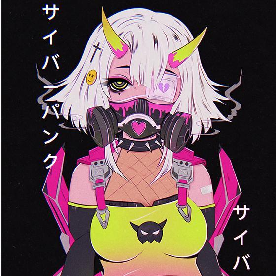 CyberSuccubus LED Phone Case - Gothic Cyberpunk Art