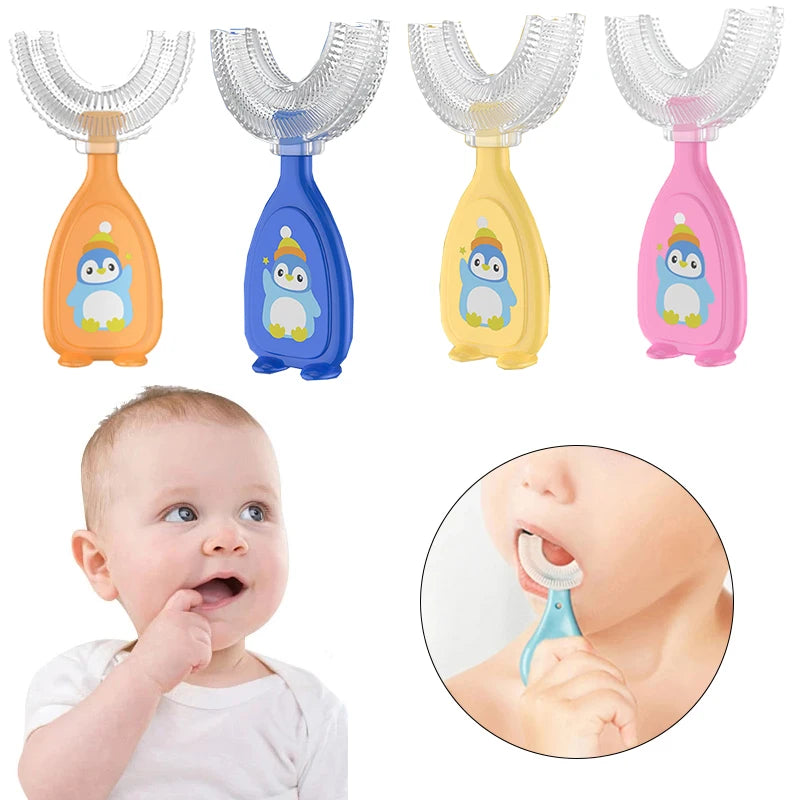 Revolutionary U-Shaped Kids' Toothbrush - Fun & Easy Oral Care