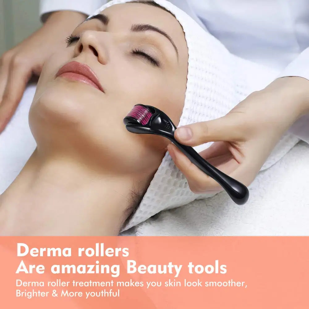 Titanium Precision 540 Microneedle Derma Roller - Skin Rejuvenation Tool