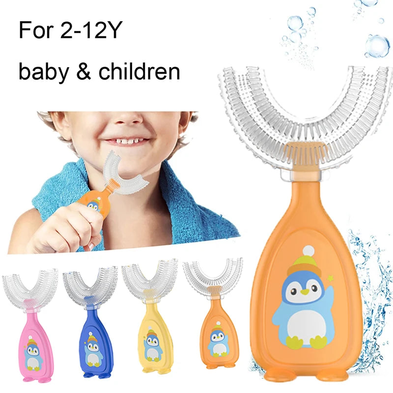 Revolutionary U-Shaped Kids' Toothbrush - Fun & Easy Oral Care