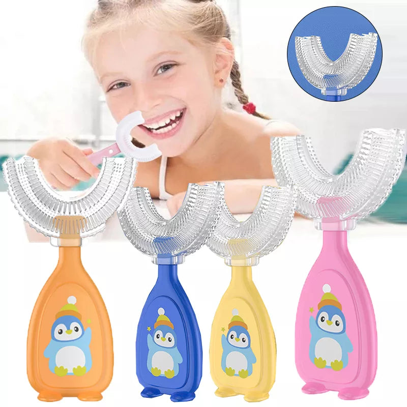 Revolutionary U-Shaped Kids' Toothbrush - Fun & Easy Oral Care