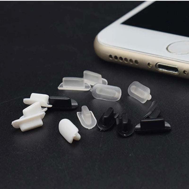 10-Pack Silicone Type C Dust Plug Set - Ultimate Port Protection