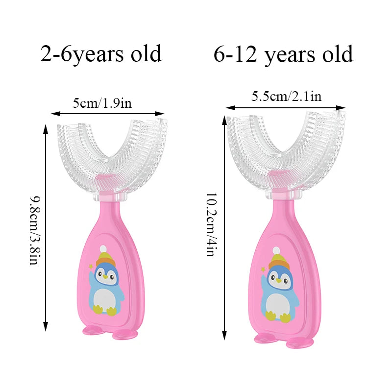 Revolutionary U-Shaped Kids' Toothbrush - Fun & Easy Oral Care