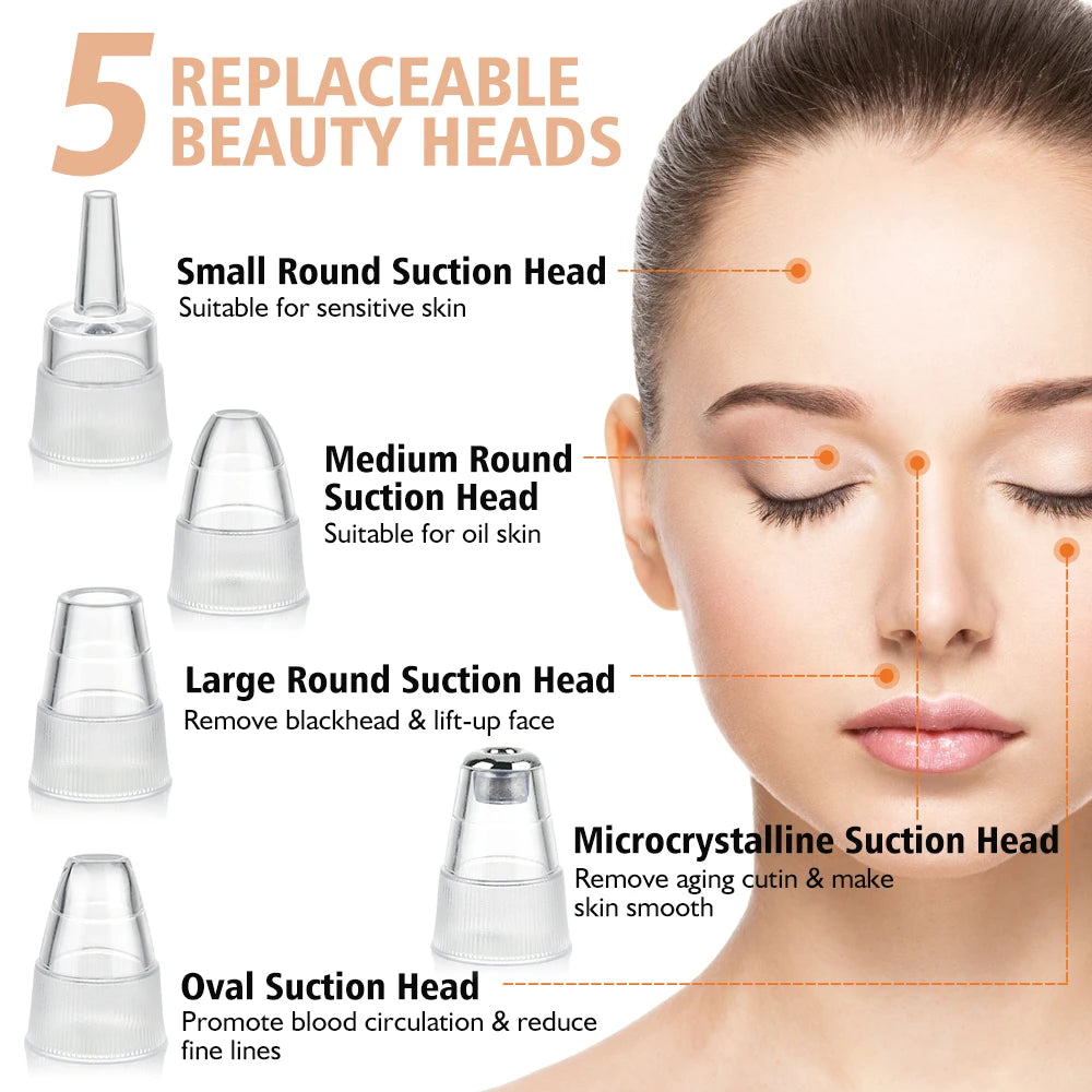 UltraSuction Blackhead Remover - Rechargeable Pore Vacuum & Facial Cleanser