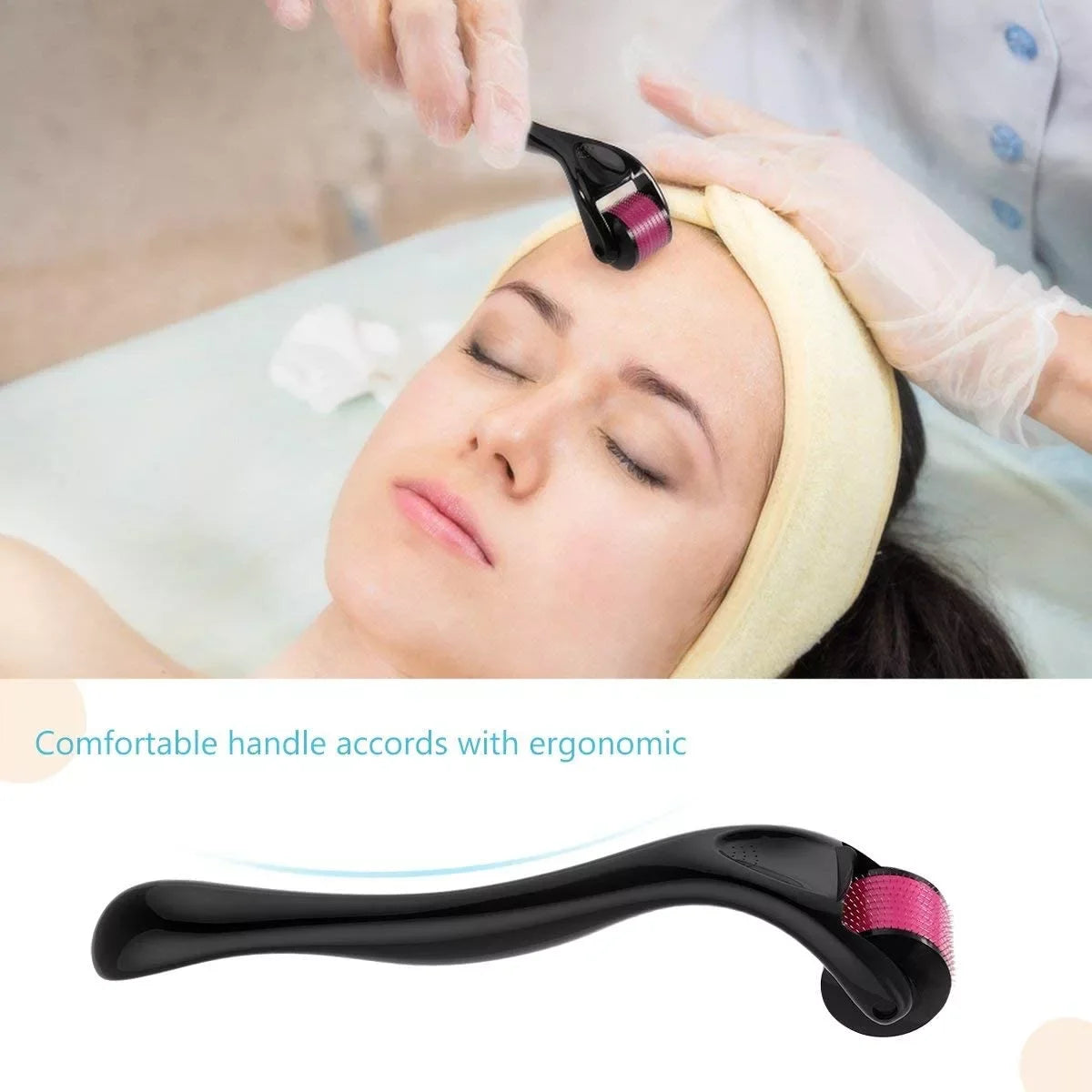 Titanium Precision 540 Microneedle Derma Roller - Skin Rejuvenation Tool