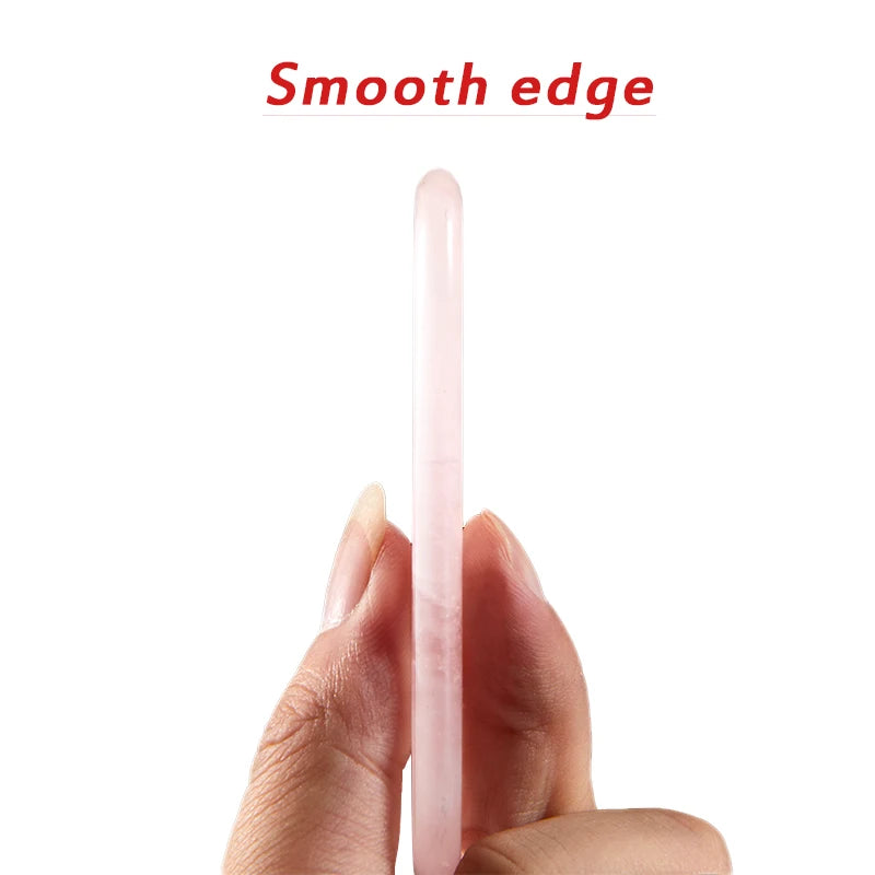 Premium Jade Gua Sha Tools - Natural Stone Facial Massager for Skin Rejuvenation