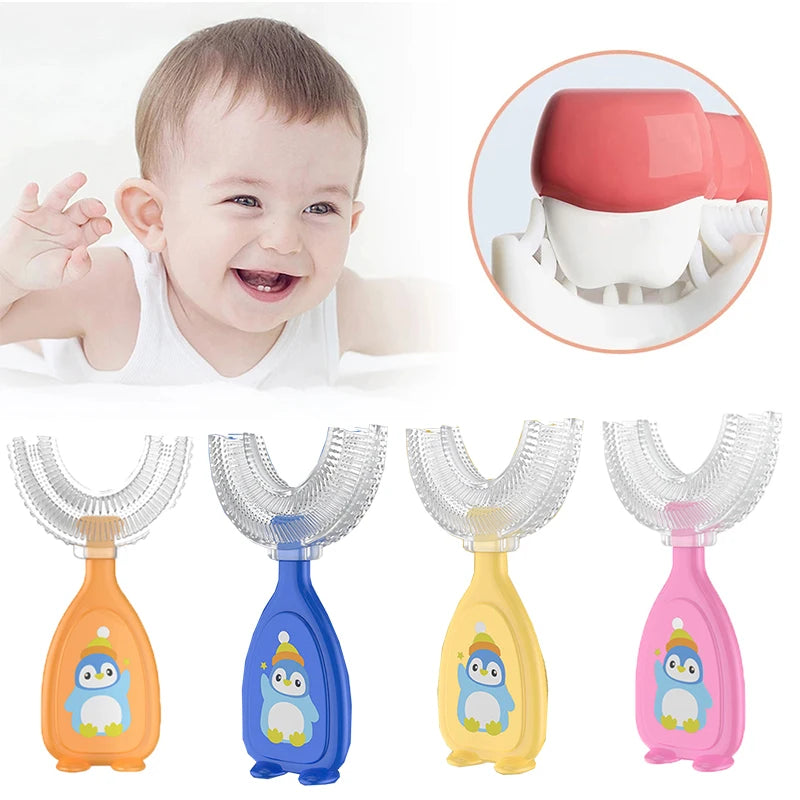 Revolutionary U-Shaped Kids' Toothbrush - Fun & Easy Oral Care
