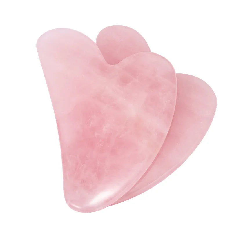 Elegant Jade Gua Sha Face and Neck Tool: Natural Stone Massage for Radiant Skin