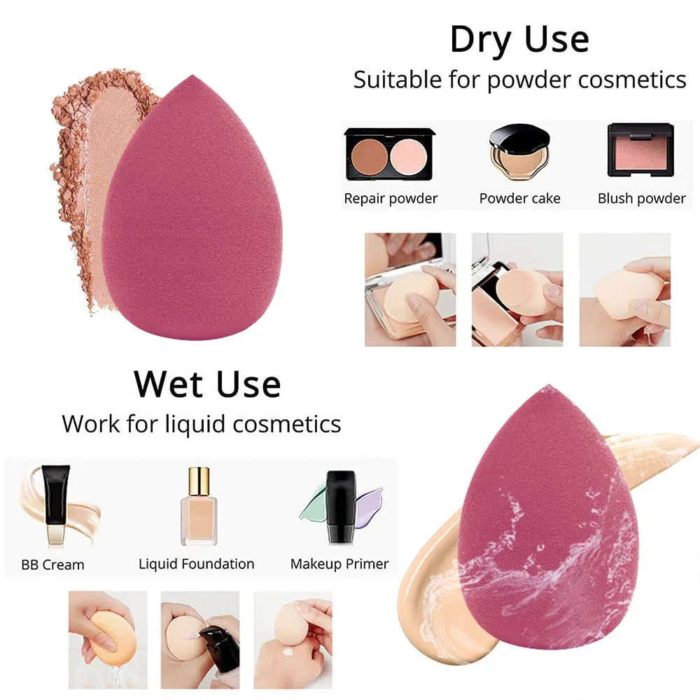 Ultimate Beauty Blender Set - Makeup Sponge Assortment for Flawless Foundation Application
