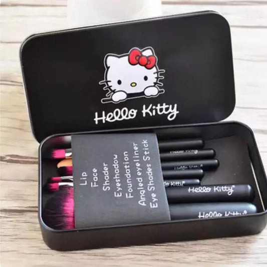 Hello Kitty Charm Makeup Brush Set - Sanrio-Themed Beauty Tools