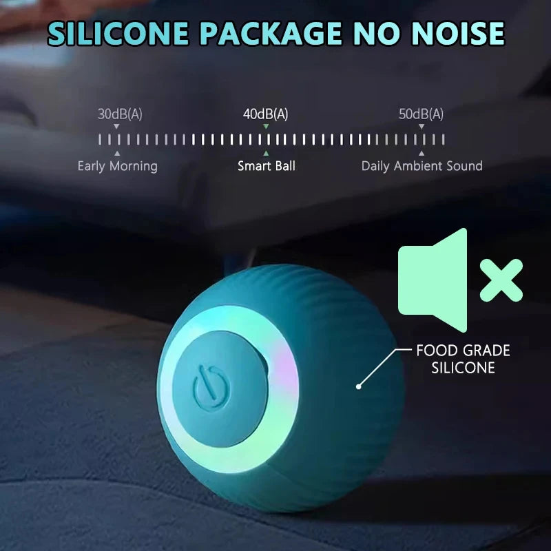 Smart Bouncing Ball for Cats: Interactive, Durable Play Companion"