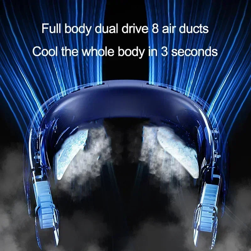 Xiaomi 6000mAh Bladeless Neck Fan: Portable Cooling Power