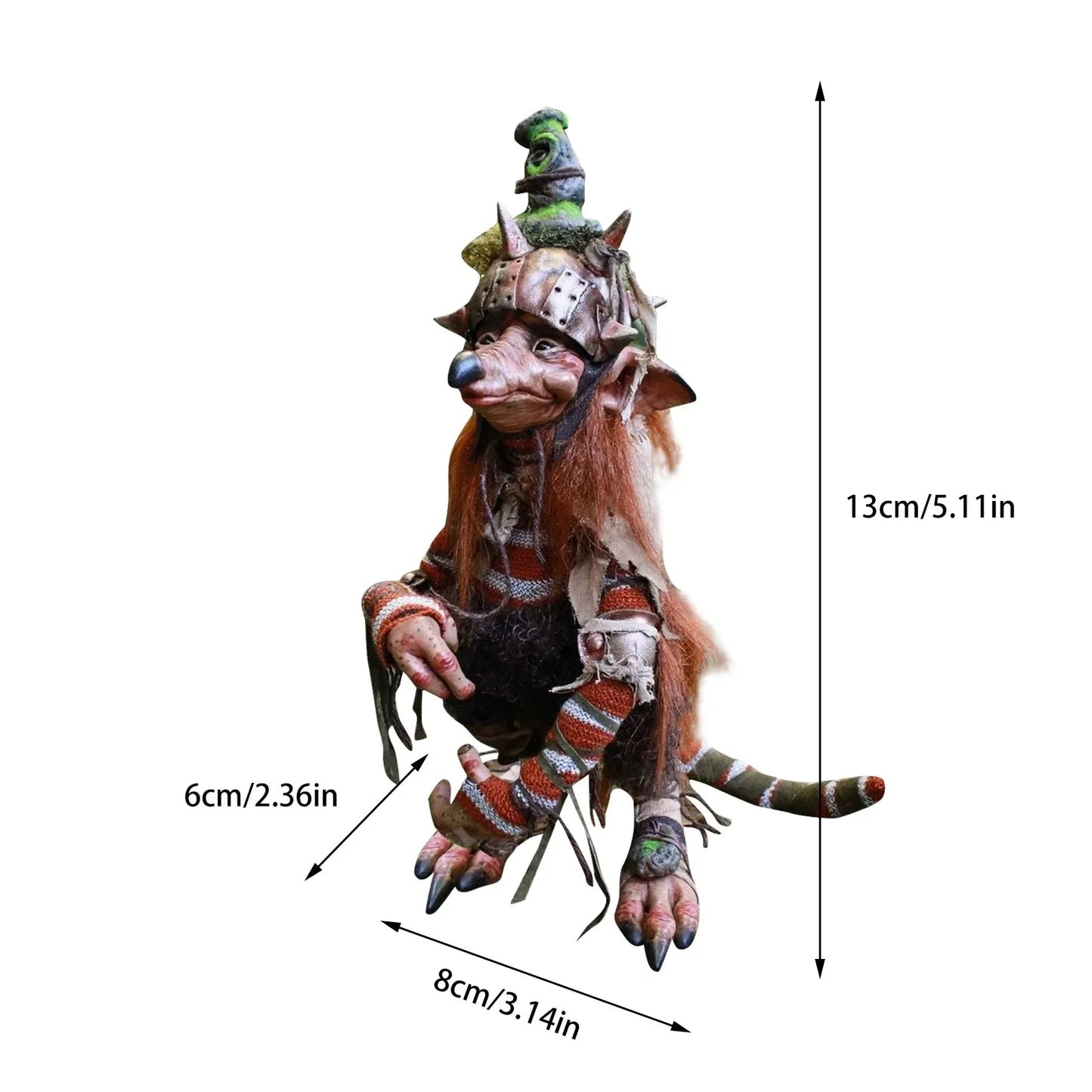 Enchanted Forest Gnomes Collection - Retro Garden Goblins: Eddie, Scrudge, Tÿccup and Krampus
