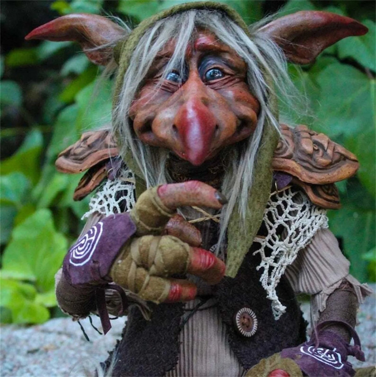 Enchanted Forest Gnomes Collection - Retro Garden Goblins: Eddie, Scrudge, Tÿccup and Krampus