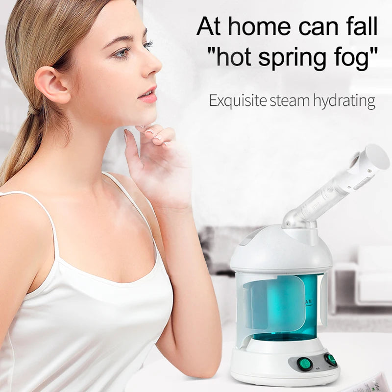 K-SKIN Ionic Facial Steamer - Nano Mist Sauna for Deep Skin Hydration