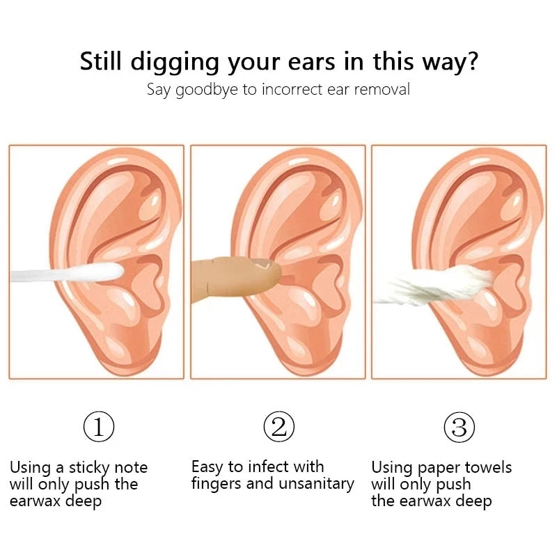 Precision Ear Care Set: 6-Piece Stainless Steel Ear Wax Removal Kit