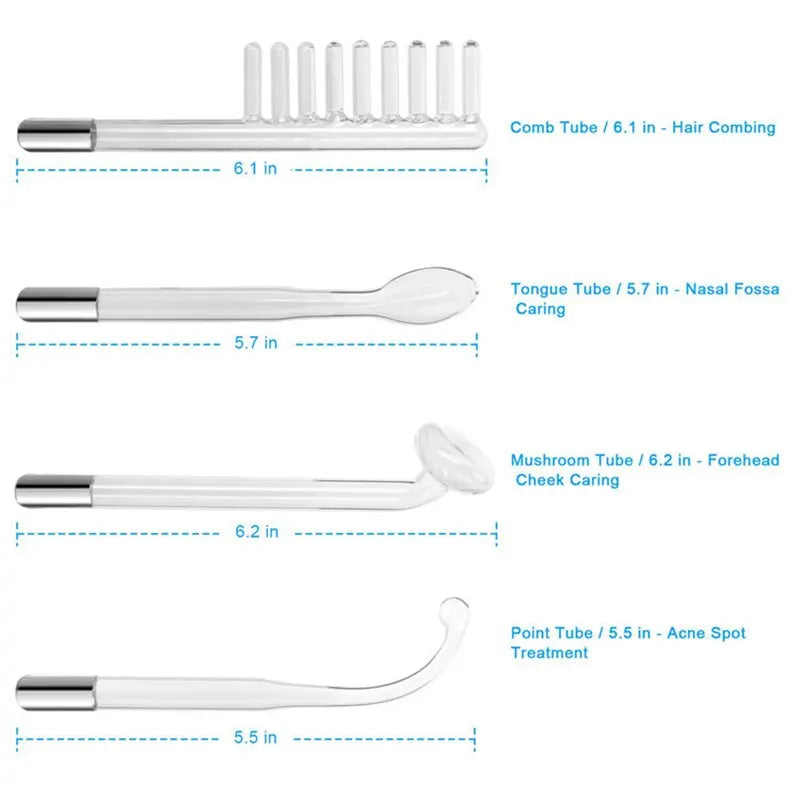 Advanced High Frequency Skin Therapy Wand - Multifunctional Facial Treatment Device