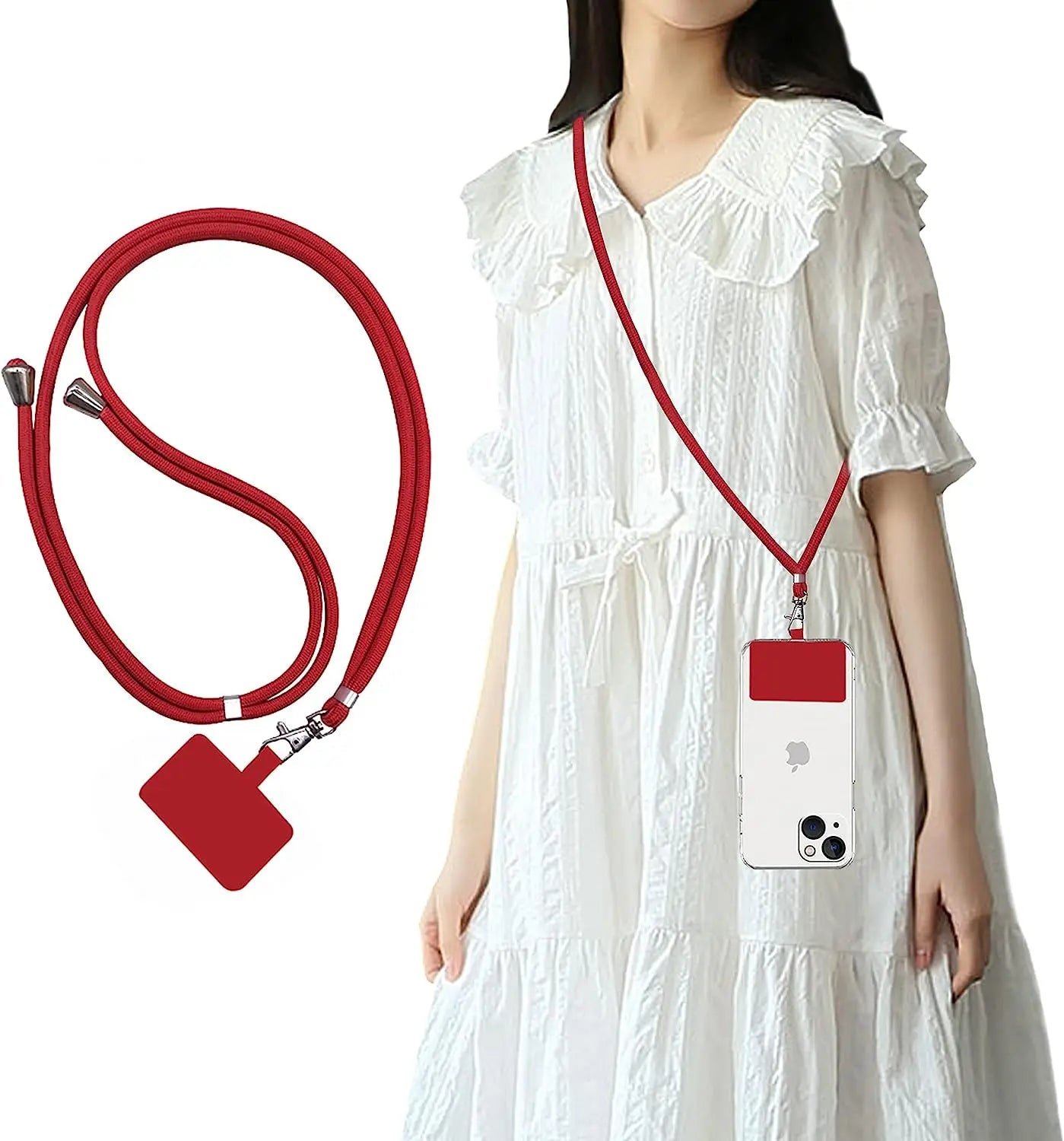 Adjustable 150cm Universal Phone Lanyard – Secure & Stylish Mobile Strap