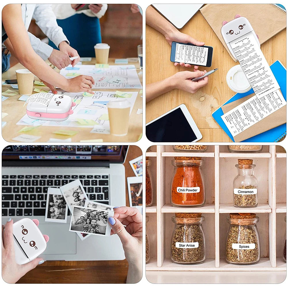 PrintPal Mini: Kids' Portable Thermal Printer – Fun & Compact Mobile Printing