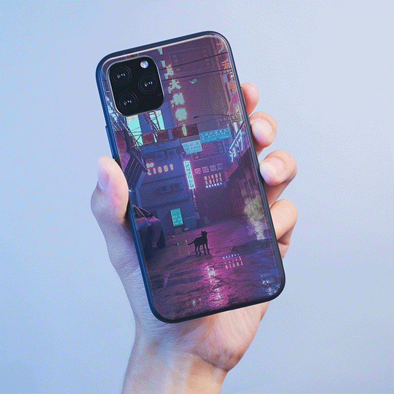 Wild Adventure Anime Kitty LED Case for Xiaomi and Redmi