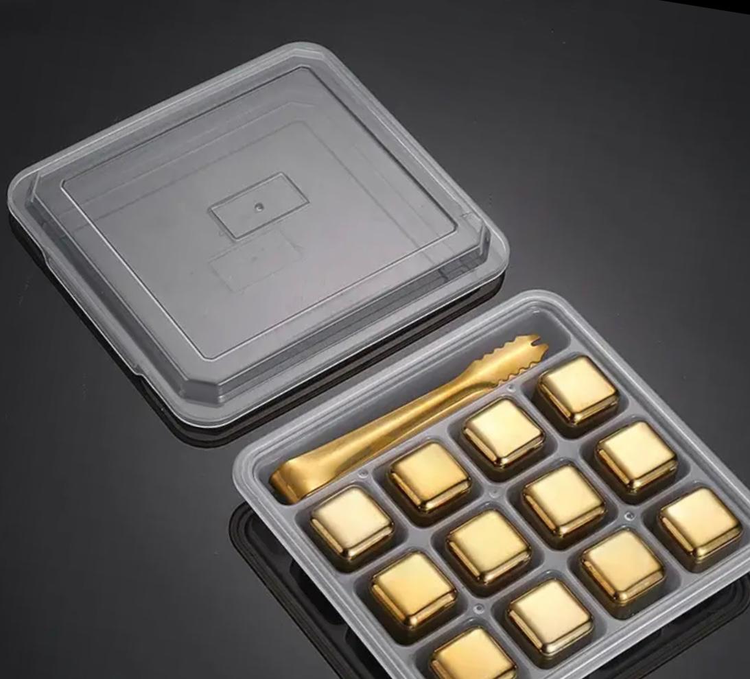 EverCool Stainless Steel Ice Cubes: Non-Diluting Beverage Chillers