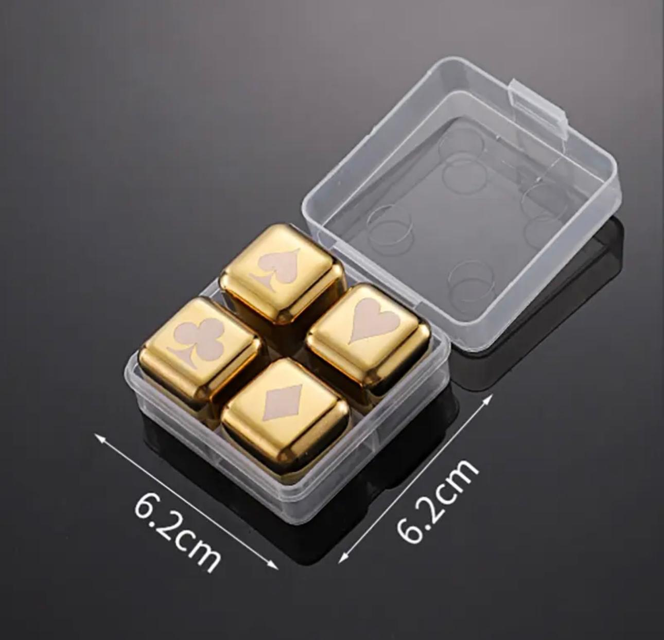 EverCool Stainless Steel Ice Cubes: Non-Diluting Beverage Chillers