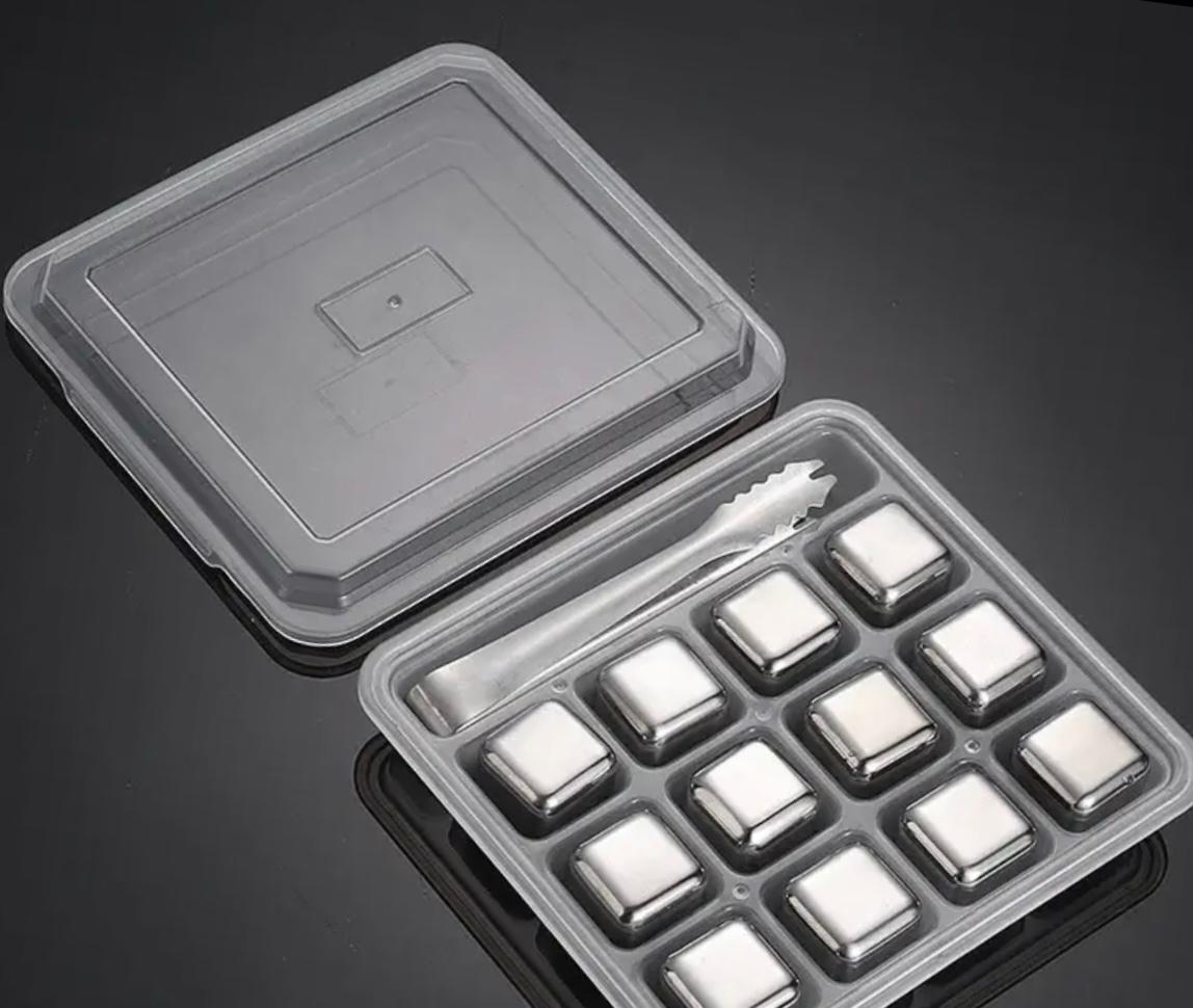 EverCool Stainless Steel Ice Cubes: Non-Diluting Beverage Chillers