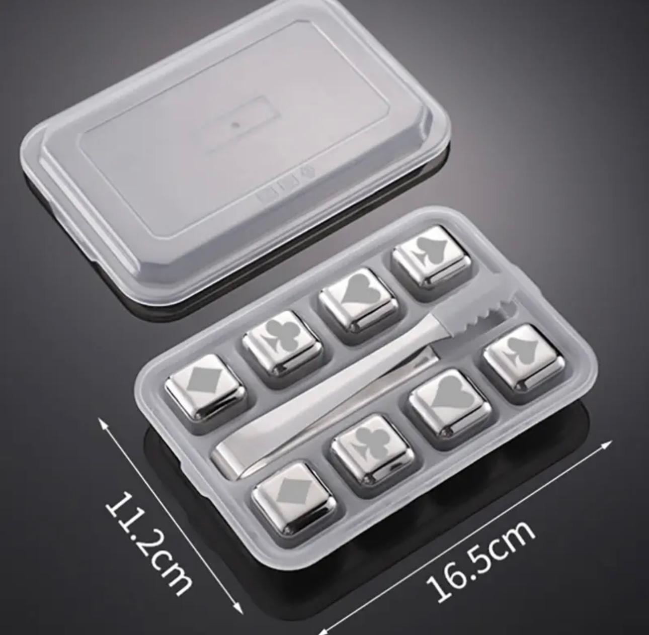 EverCool Stainless Steel Ice Cubes: Non-Diluting Beverage Chillers