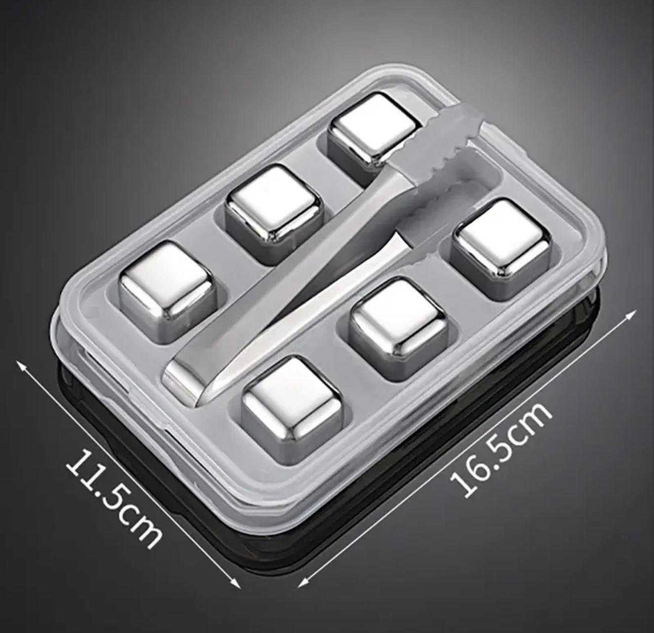EverCool Stainless Steel Ice Cubes: Non-Diluting Beverage Chillers