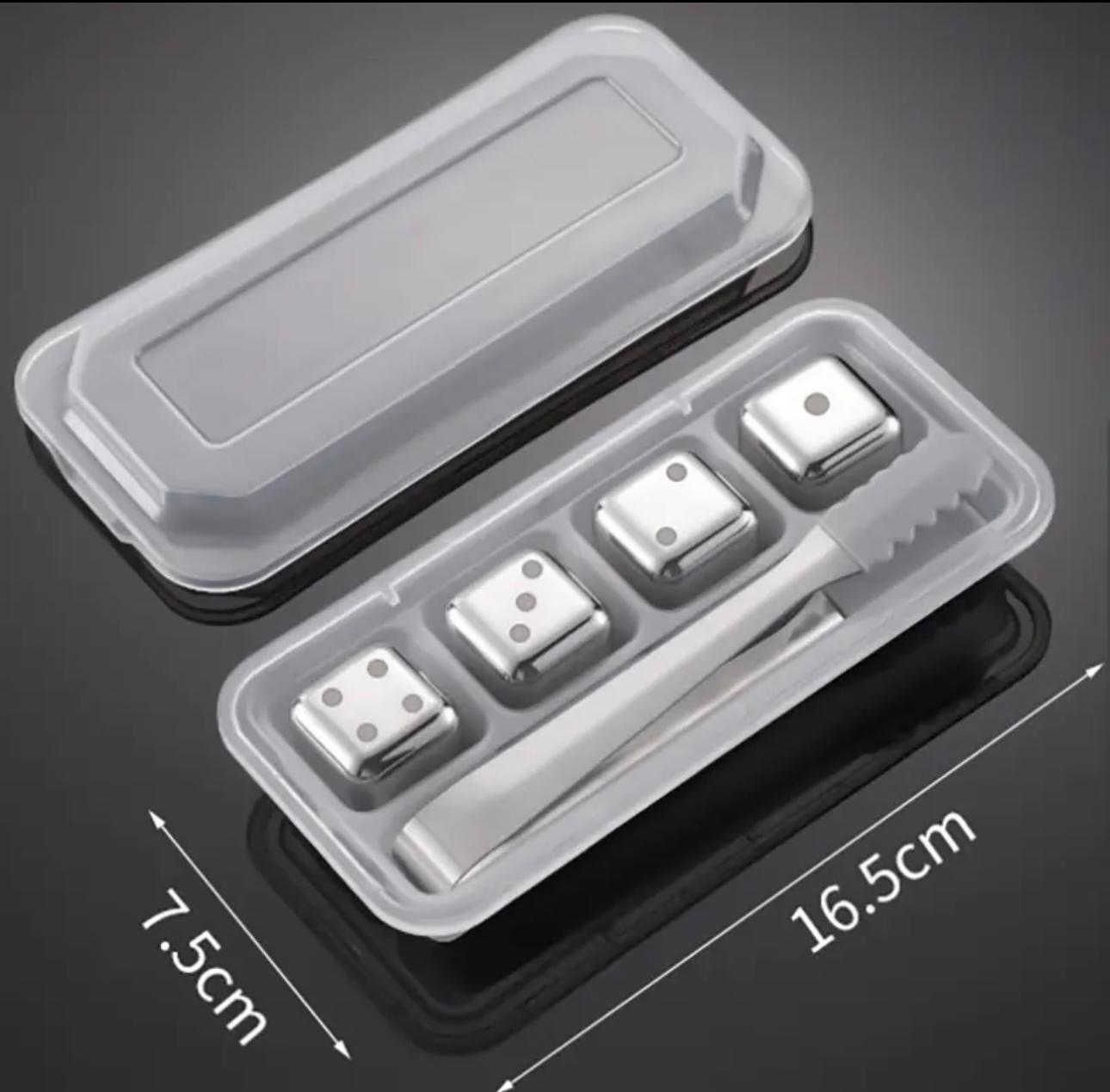 EverCool Stainless Steel Ice Cubes: Non-Diluting Beverage Chillers