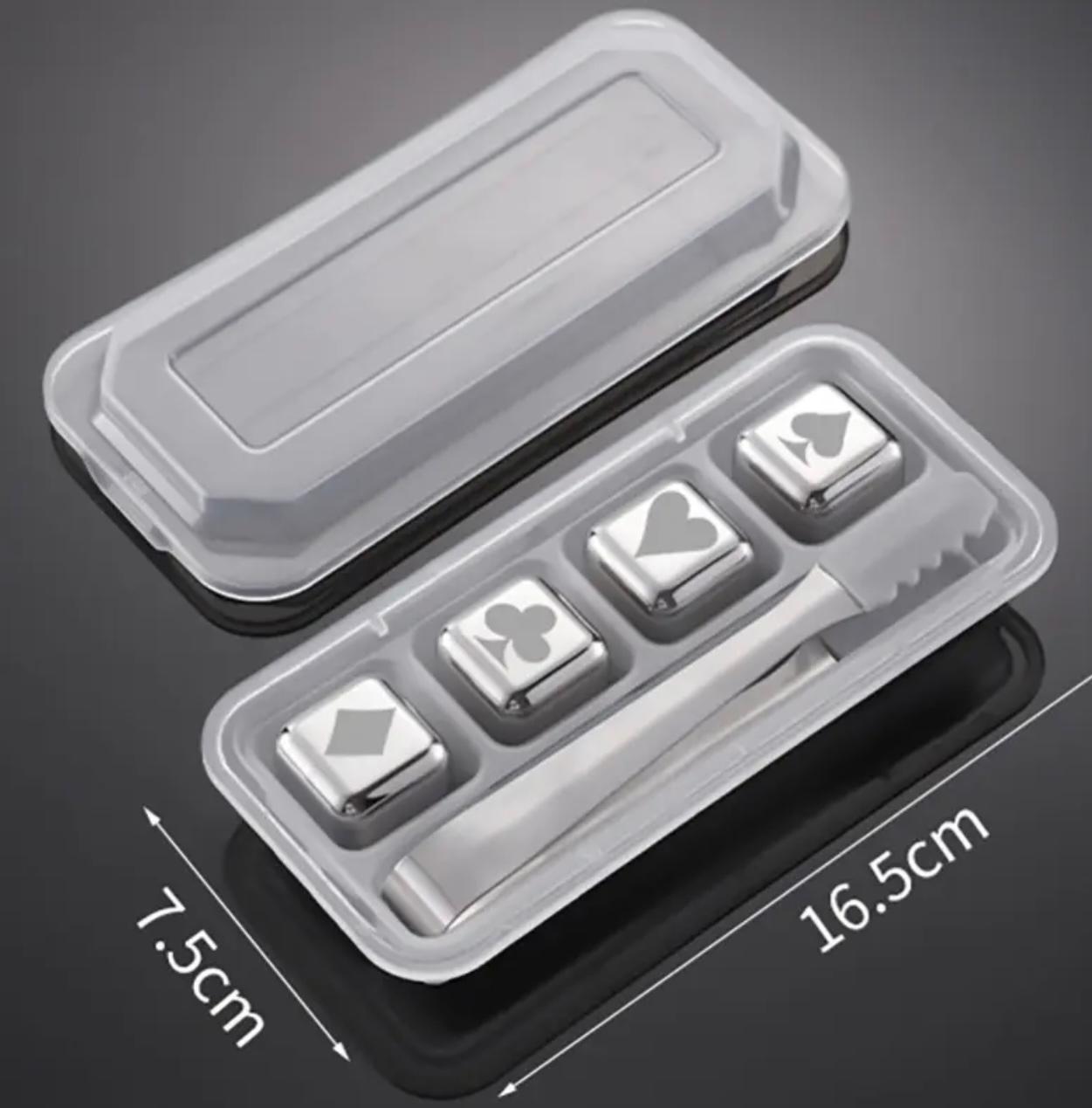 EverCool Stainless Steel Ice Cubes: Non-Diluting Beverage Chillers