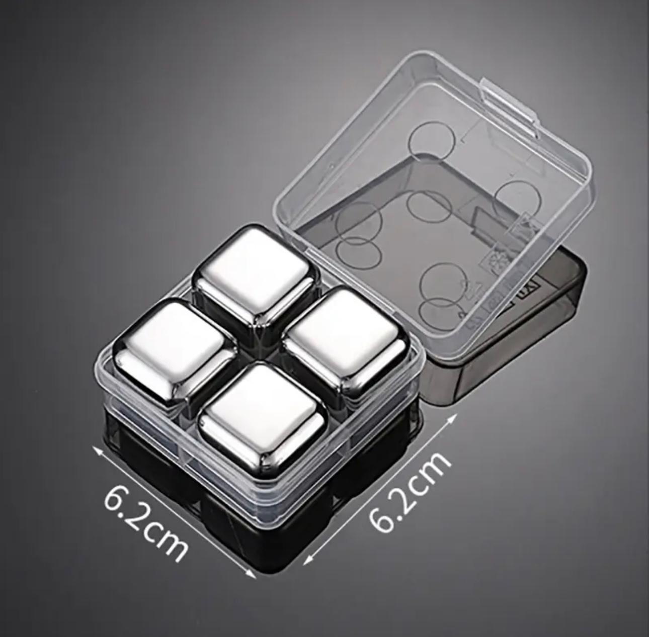 EverCool Stainless Steel Ice Cubes: Non-Diluting Beverage Chillers