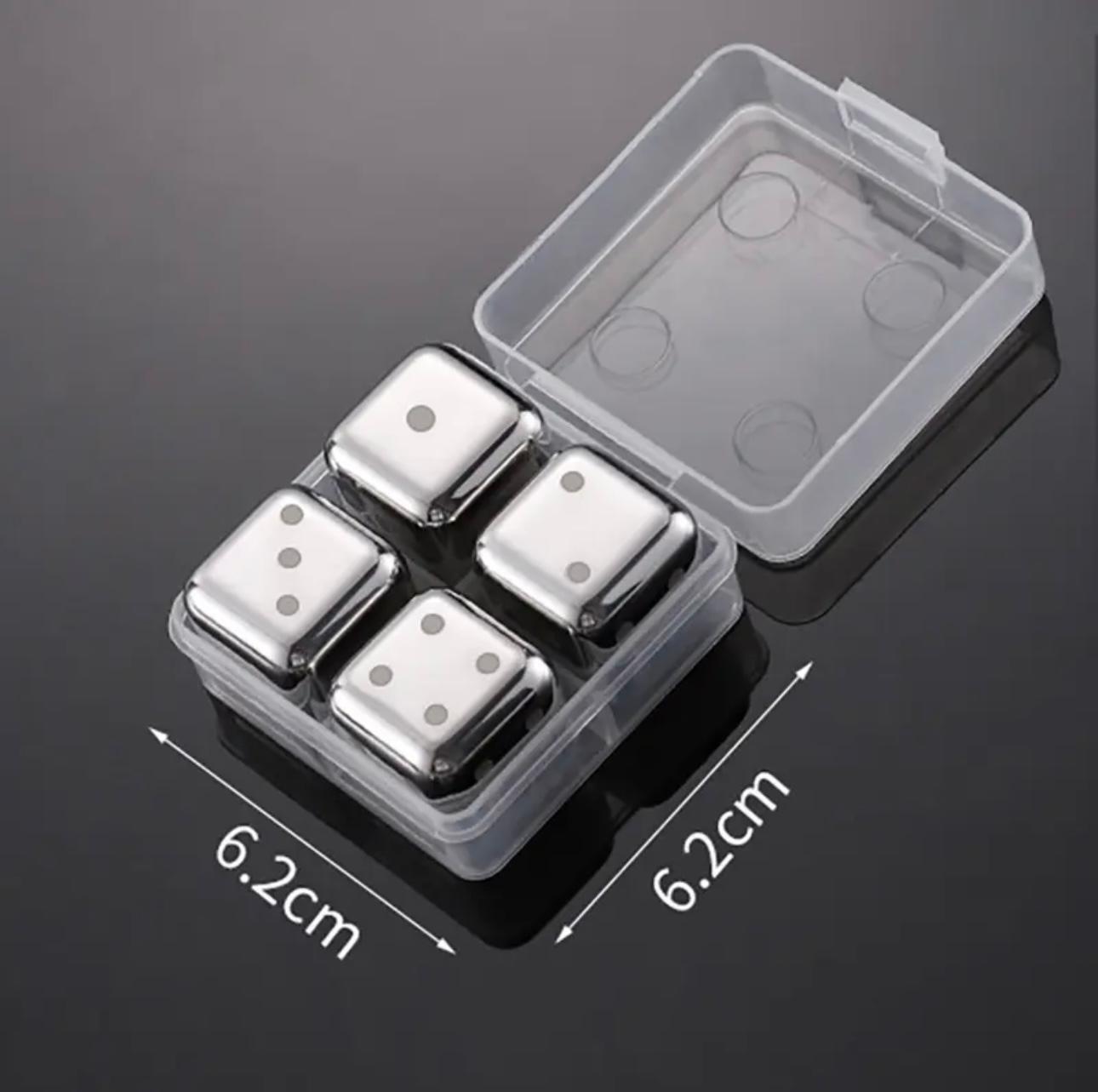 EverCool Stainless Steel Ice Cubes: Non-Diluting Beverage Chillers