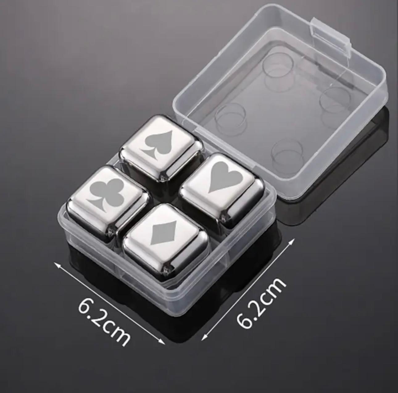 EverCool Stainless Steel Ice Cubes: Non-Diluting Beverage Chillers