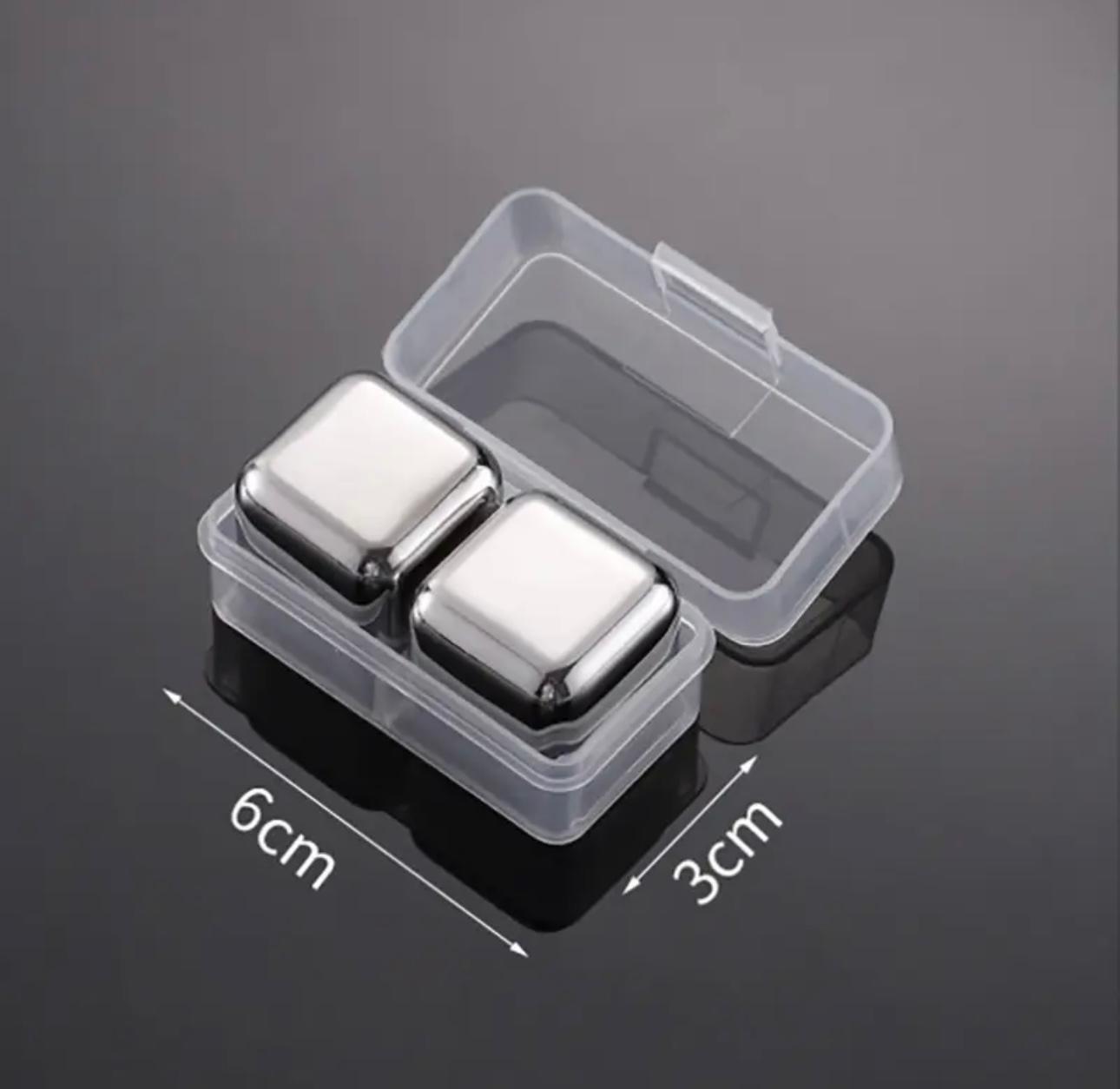 EverCool Stainless Steel Ice Cubes: Non-Diluting Beverage Chillers