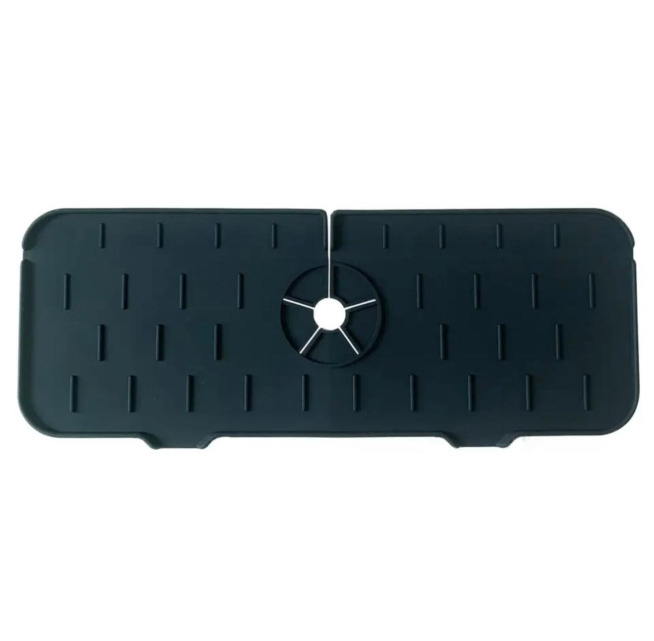 Silicone Splash Guard & Organizer Mat for Faucets – Hygienic, Non-Slip