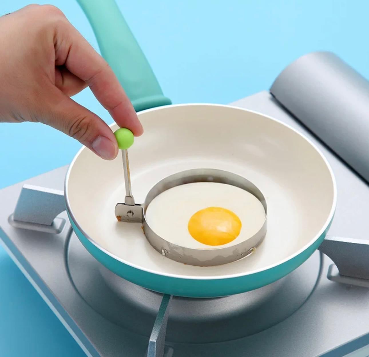 Stainless Steel Shaping Rings Set - Fun & Artistic Meal Creations"