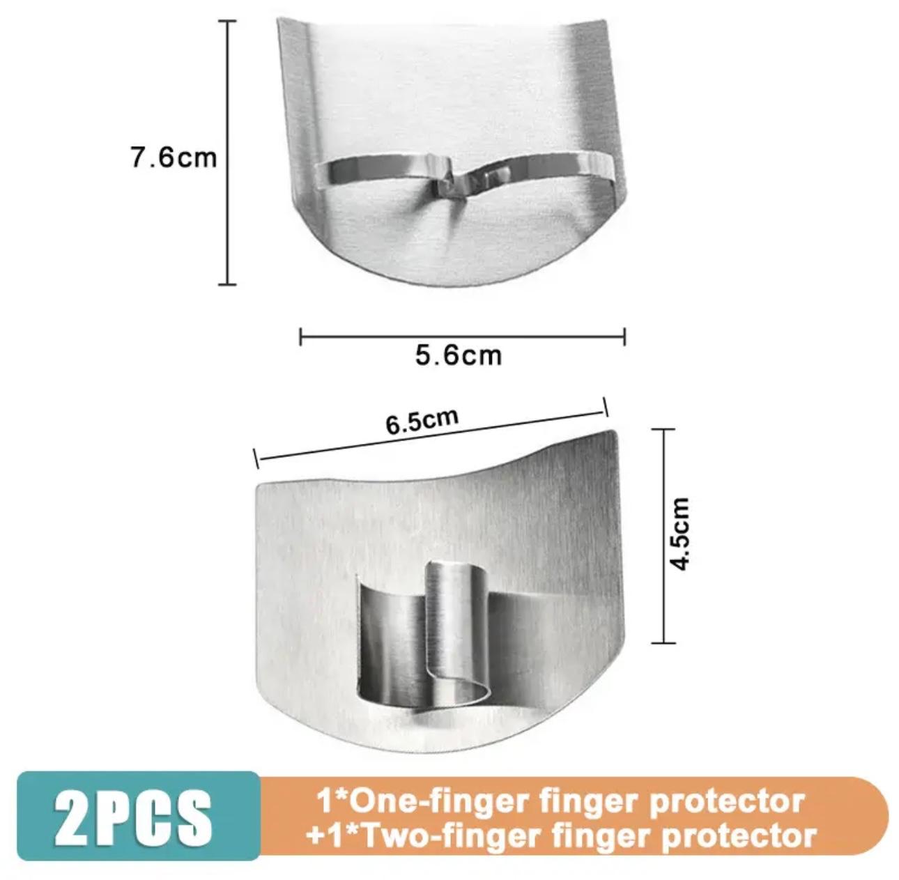 Stainless Steel Finger Guards - Ultimate Kitchen Safety for Chefs