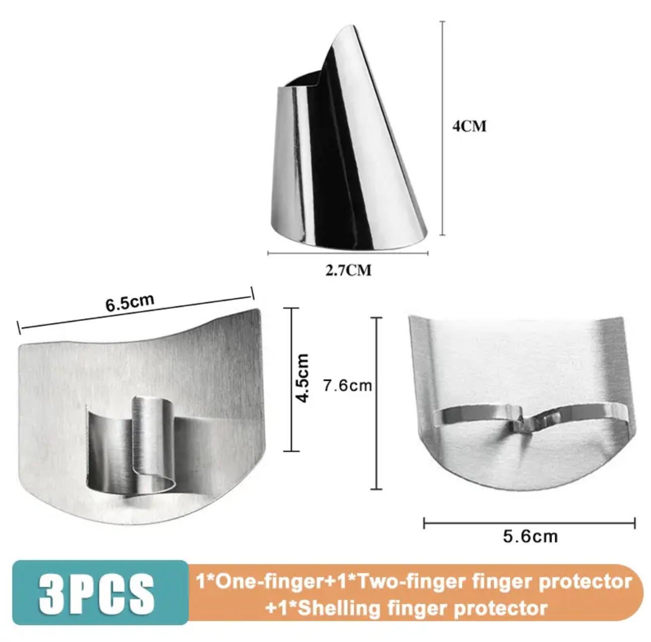 Stainless Steel Finger Guards - Ultimate Kitchen Safety for Chefs