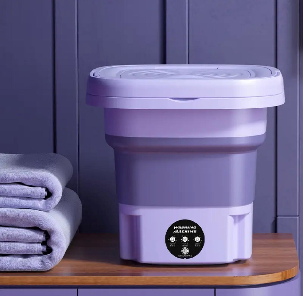 Ultra-Compact Foldable Mini Washer - Portable & Efficient Laundry Solution