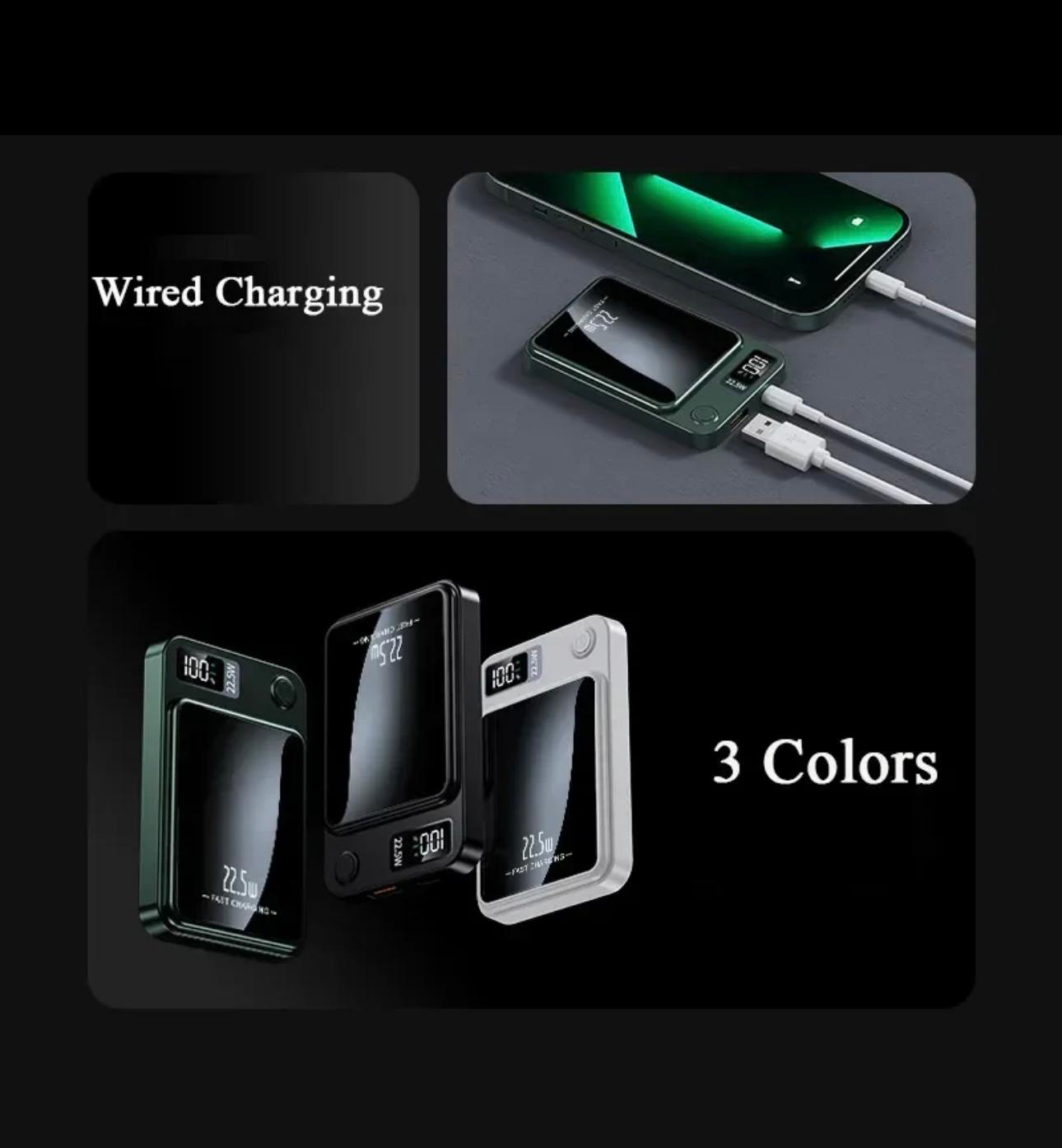 Ultra-Capacity Magnetic Multi Plug Power Bank: 50k/100k mAh
