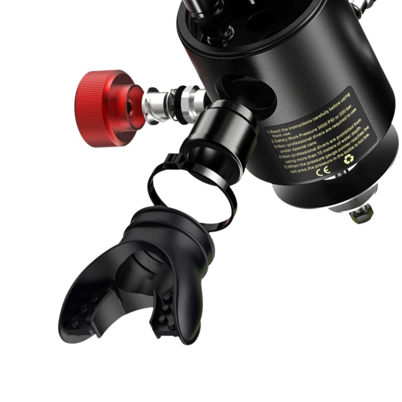 Compact Constant Pressure Mini Scuba Tank - Portable Diving Oxygen Cylinder