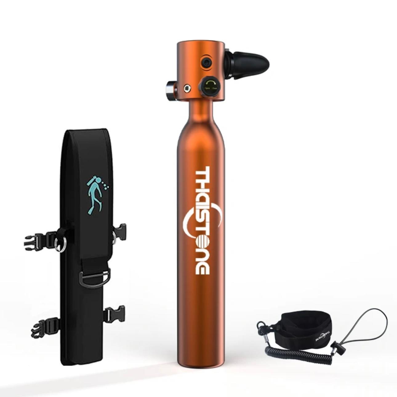 Compact Constant Pressure Mini Scuba Tank - Portable Diving Oxygen Cylinder