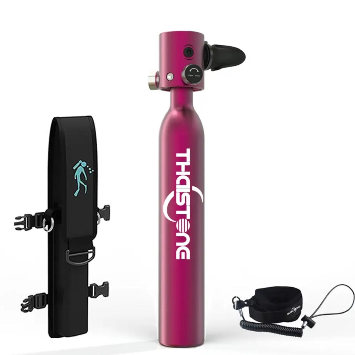 Compact Constant Pressure Mini Scuba Tank - Portable Diving Oxygen Cylinder