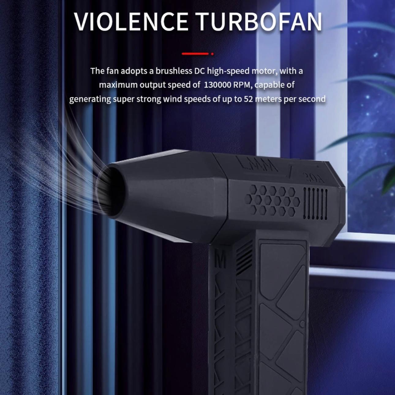 TurboMax Jet: High-Speed Handheld Brushless Motor Jet Fan