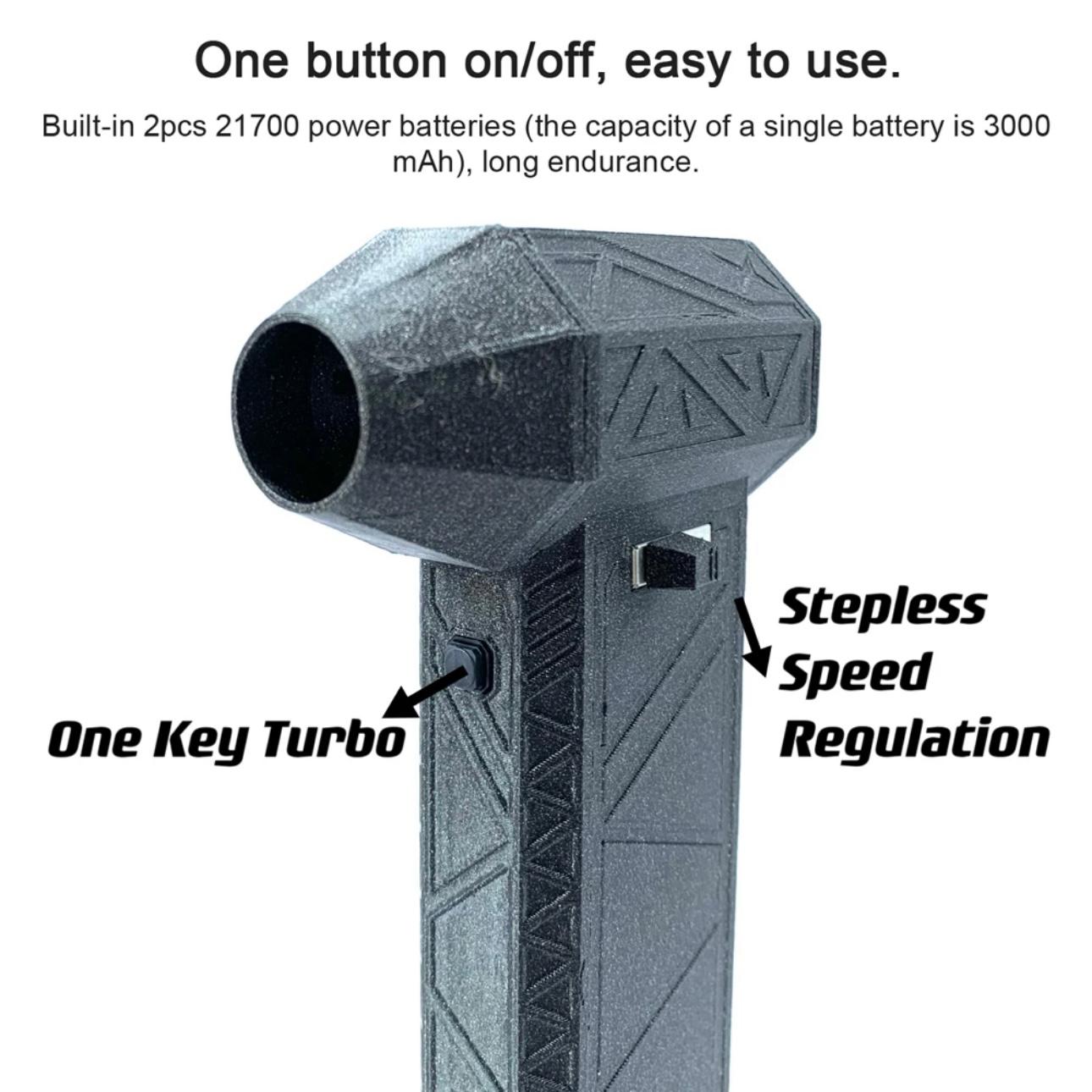 TurboMax Jet: High-Speed Handheld Brushless Motor Jet Fan