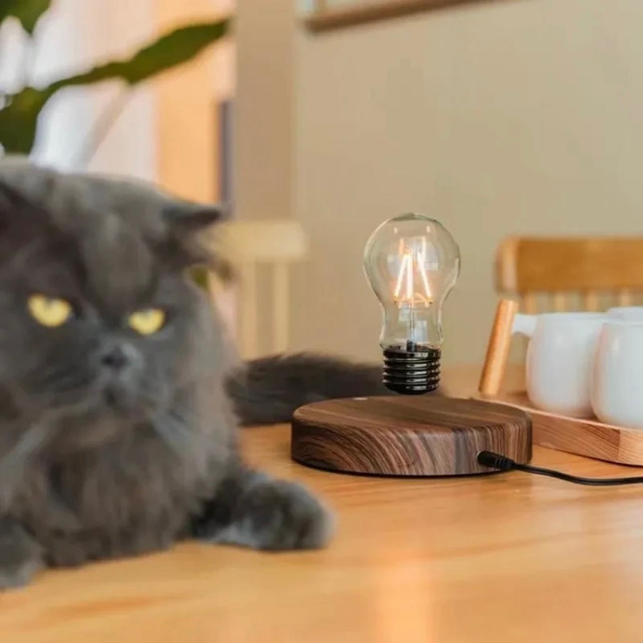MysticGlow Floating Lamp - Energy-Efficient LED with Magnetic Levitation Technology