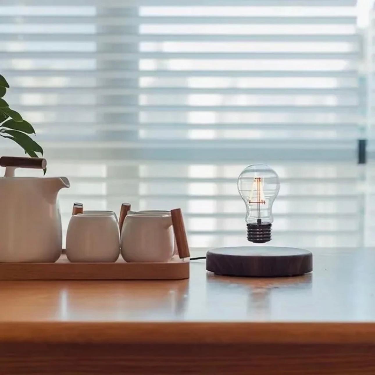 MysticGlow Floating Lamp - Energy-Efficient LED with Magnetic Levitation Technology
