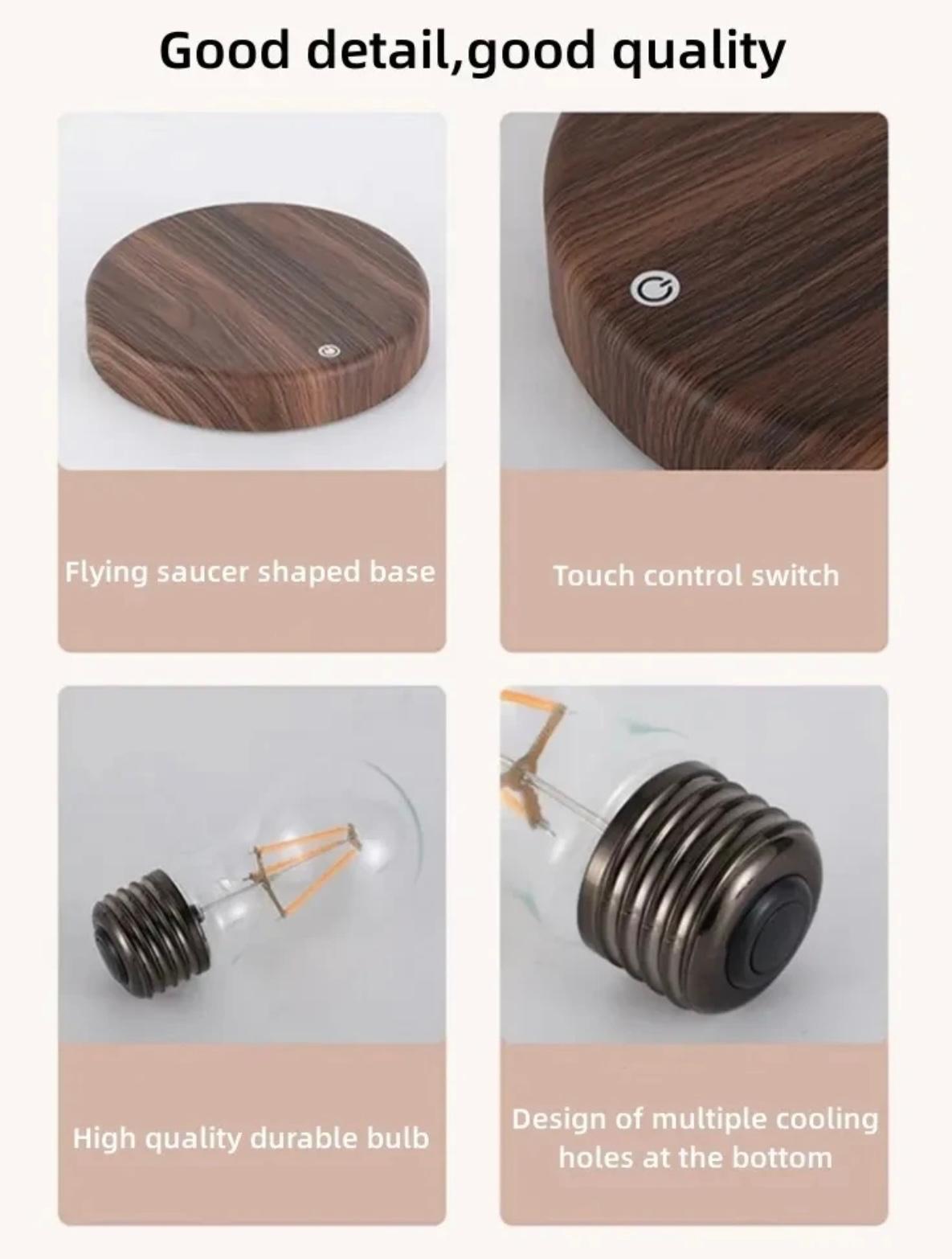 MysticGlow Floating Lamp - Energy-Efficient LED with Magnetic Levitation Technology